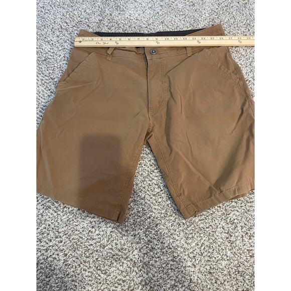 Kuhl Shorts Adult 33 Brown Outdoor Hike Climb Camp Pockets Logo Mens - Picture 11 of 12